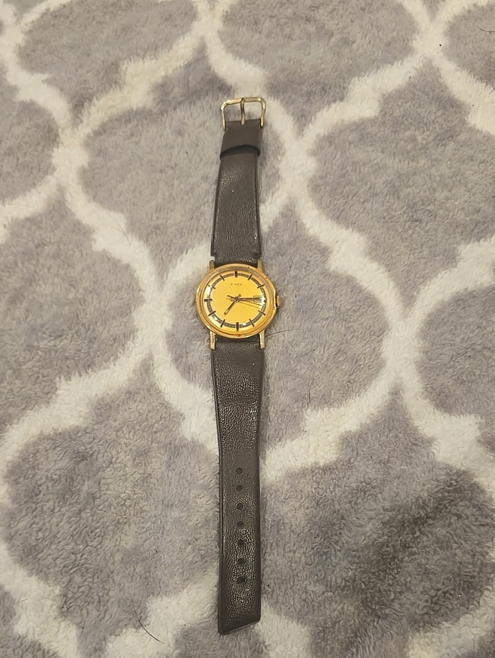 Vintage Timex Mercury Calendar Watch 1975